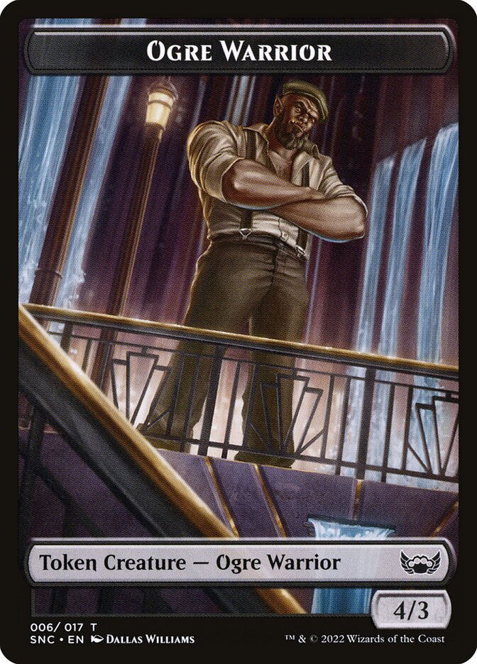 Ogre Warrior TSNC-6 Streets of New Capenna Tokens Magic card