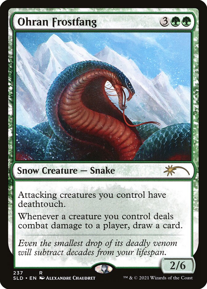 Ohran Frostfang SLD-237 Secret Lair Drop Magic card