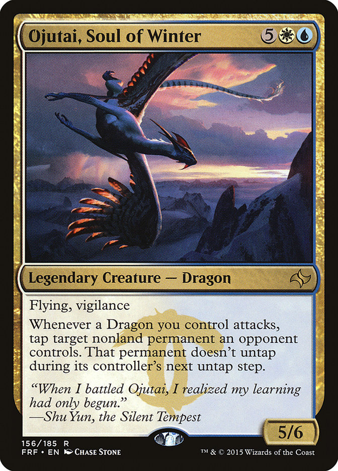 Ojutai, Soul of Winter FRF-156 Fate Reforged Magic card