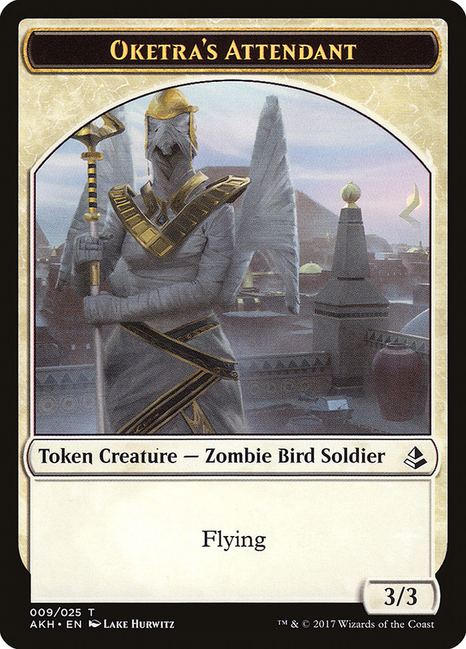 Oketra's Attendant TAKH-9 Amonkhet Tokens Magic card