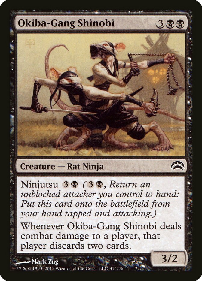 Okiba-Gang Shinobi PC2-35 Planechase 2012 Magic card