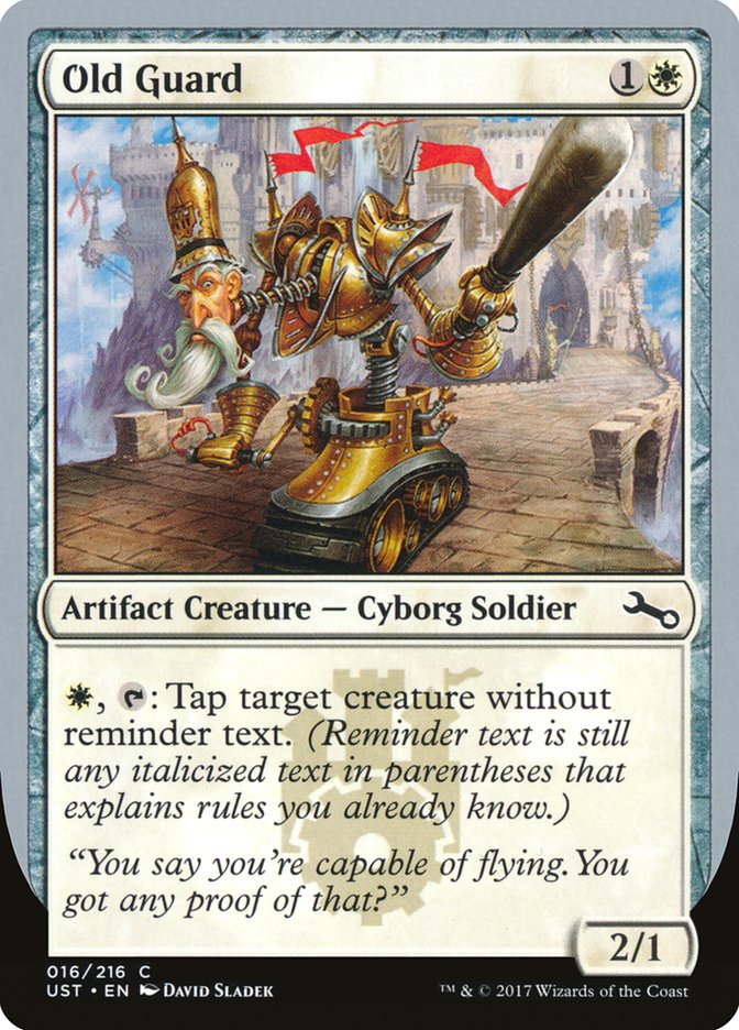 Old Guard UST-16 Unstable Magic card