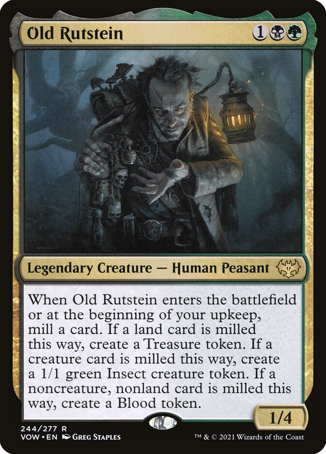 Old Rutstein VOW-244 Innistrad: Crimson Vow Magic card