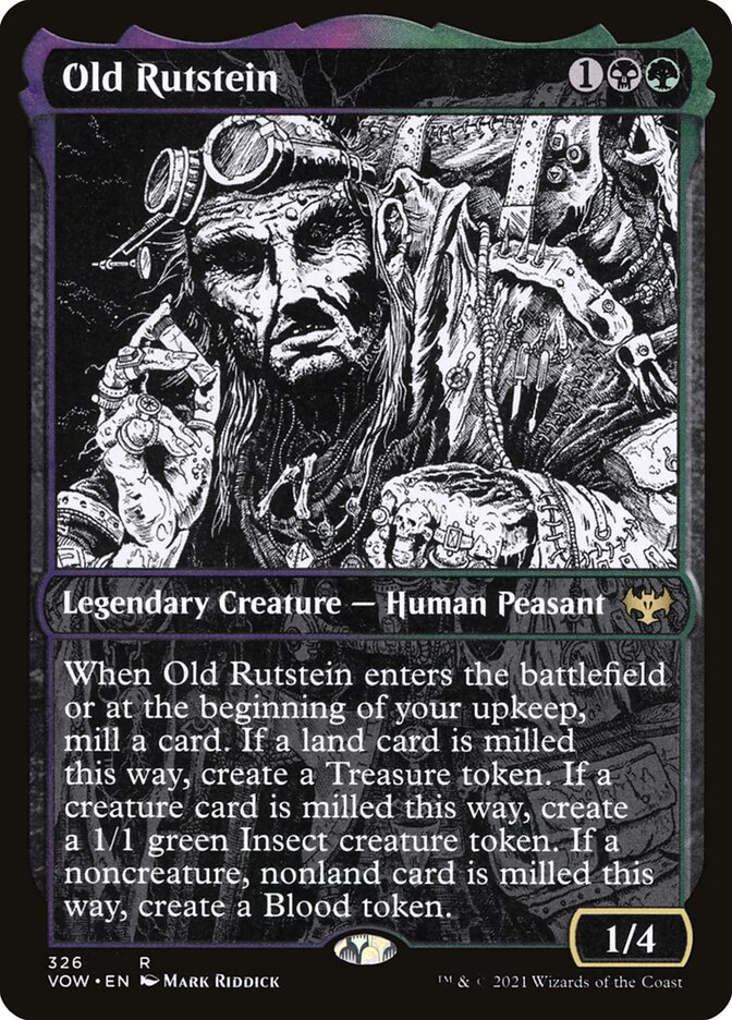 Old Rutstein VOW-326 Innistrad: Crimson Vow Magic card