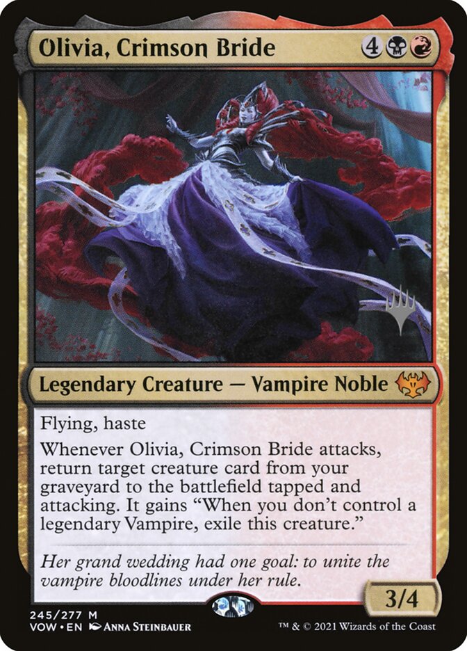Olivia, Crimson Bride PVOW-245P Innistrad: Crimson Vow Promos Magic card