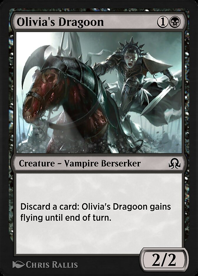 Olivia's Dragoon SIR-128 Shadows over Innistrad Remastered Magic card