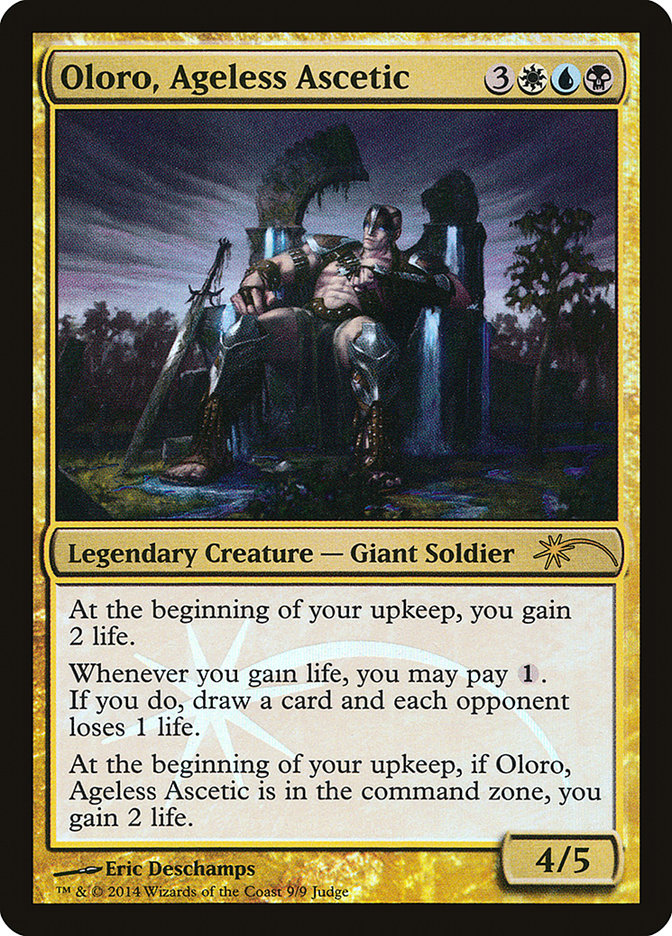Oloro, Ageless Ascetic J14-9 Judge Gift Cards 2014 Magic card
