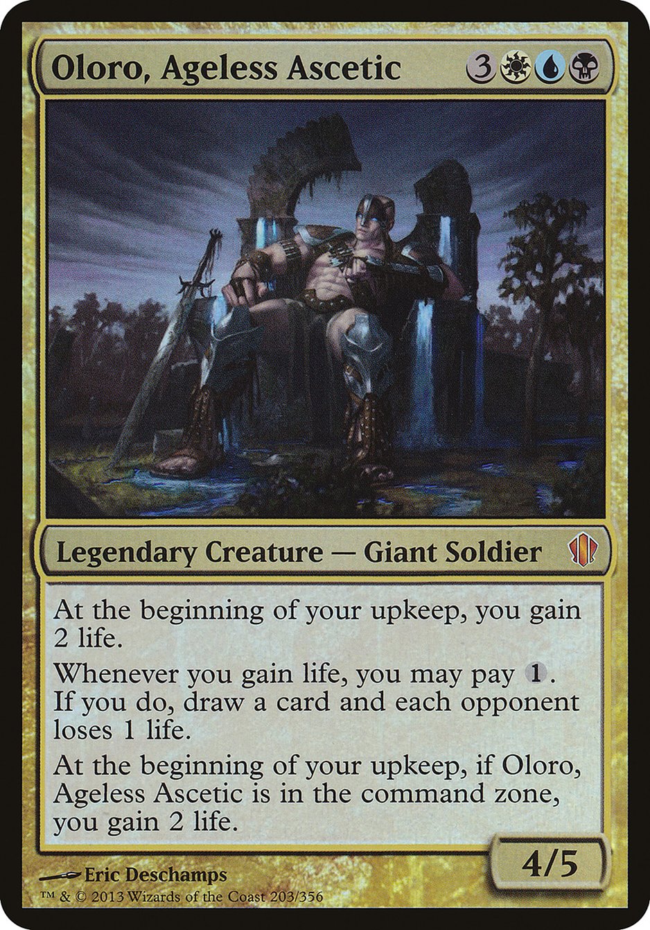 Oloro, Ageless Ascetic OC13-203 Commander 2013 Oversized Magic card
