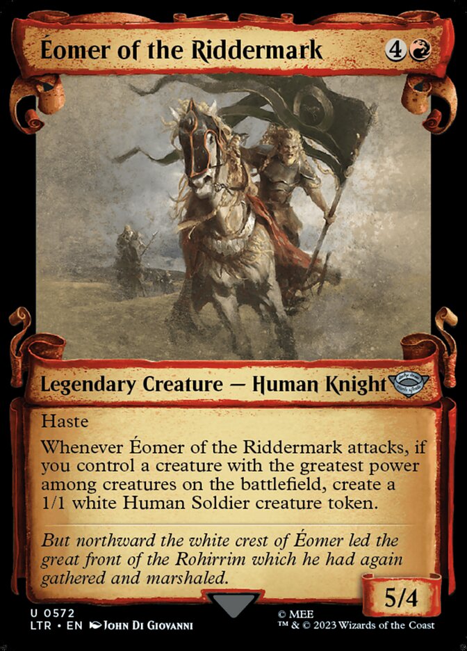 Éomer of the Riddermark LTR-572 The Lord of the Rings: Tales of Middle-earth Magic card