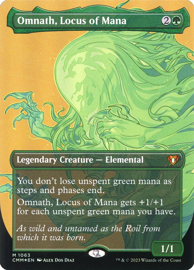 Omnath, Locus of Mana CMM-1063 Commander Masters Magic card