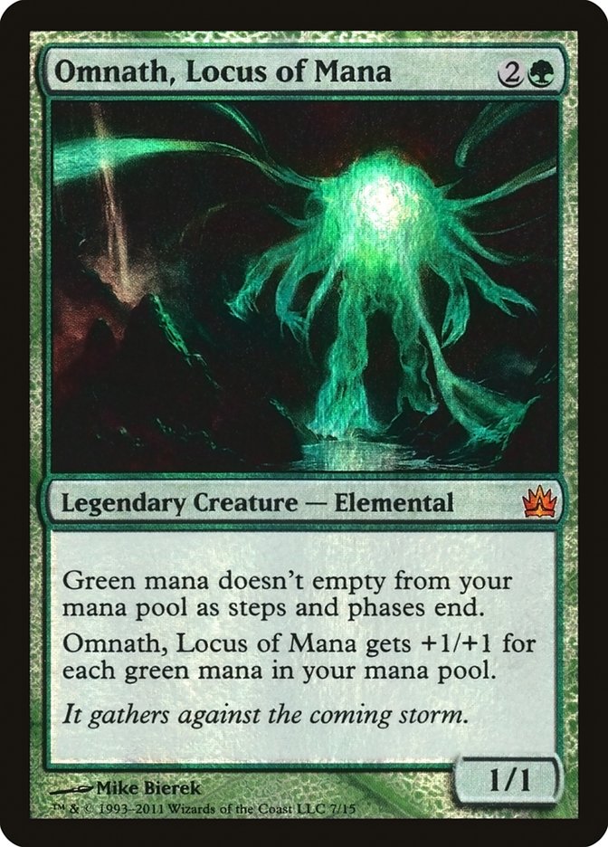 Omnath, Locus of Mana V11-7 From the Vault: Legends Magic card