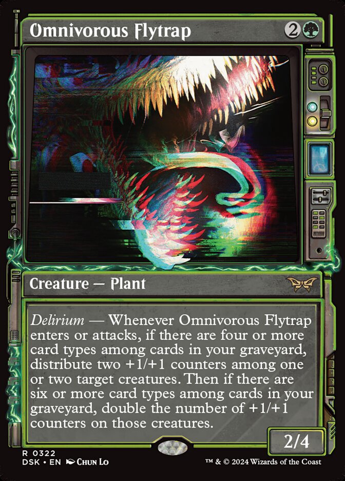 Omnivorous Flytrap DSK-322 Duskmourn: House of Horror Magic card