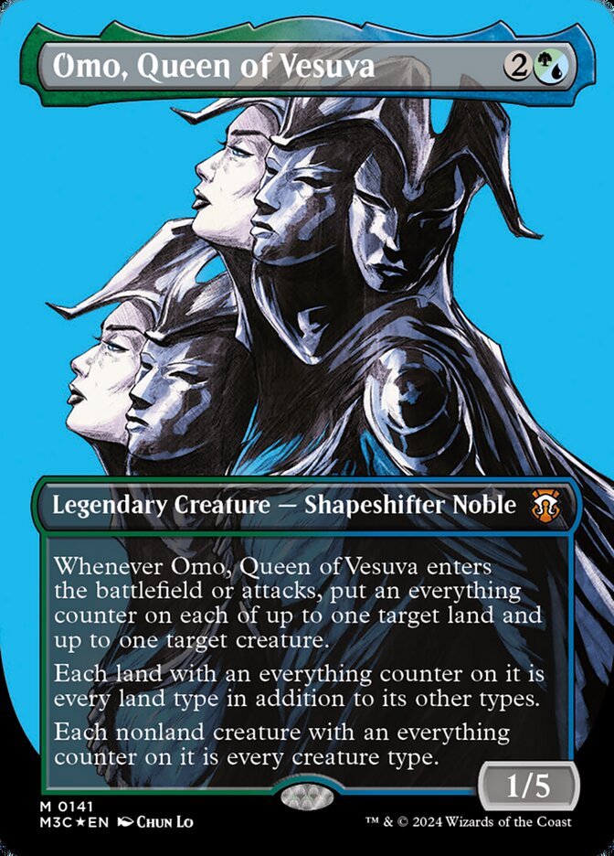 Omo, Queen of Vesuva M3C-141 Modern Horizons 3 Commander Magic card