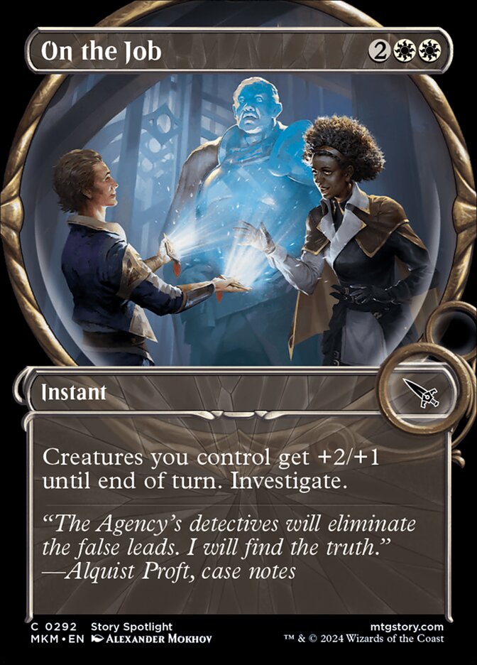 On the Job MKM-292 Murders at Karlov Manor Magic card