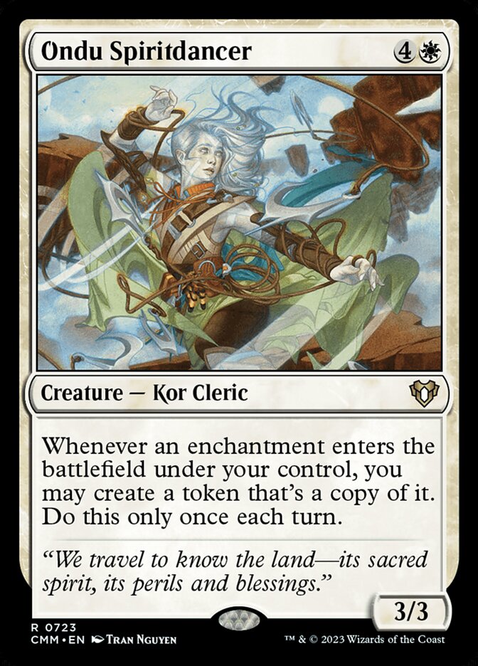 Ondu Spiritdancer CMM-723 Commander Masters Magic card