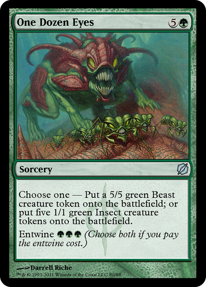 One Dozen Eyes TD2-80 Duel Decks: Mirrodin Pure vs. New Phyrexia Magic card