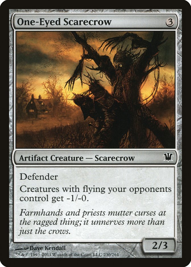 One-Eyed Scarecrow ISD-230 Innistrad Magic card