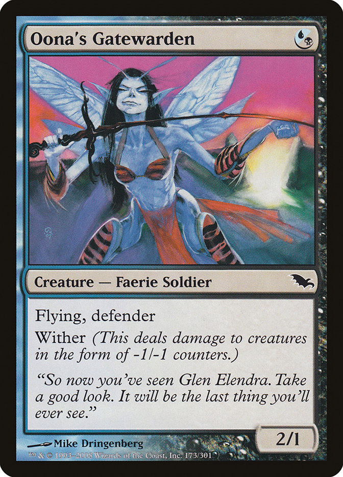 Oona's Gatewarden SHM-173 Shadowmoor Magic card