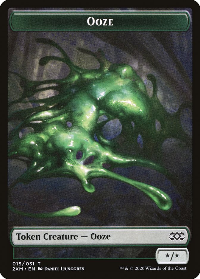 Ooze T2XM-15 Double Masters Tokens Magic card