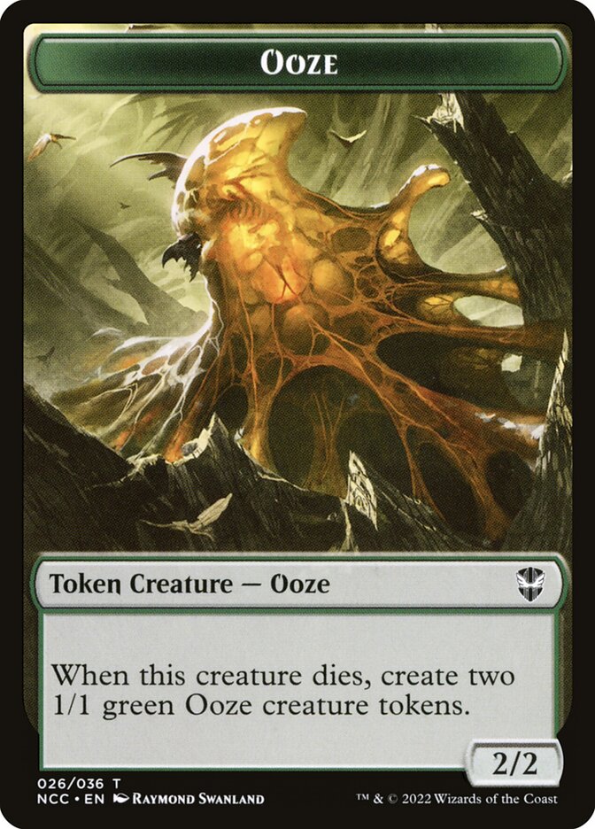 Ooze TNCC-26 New Capenna Commander Tokens Magic card