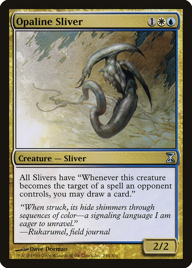 Opaline Sliver TSP-244 Time Spiral Magic card