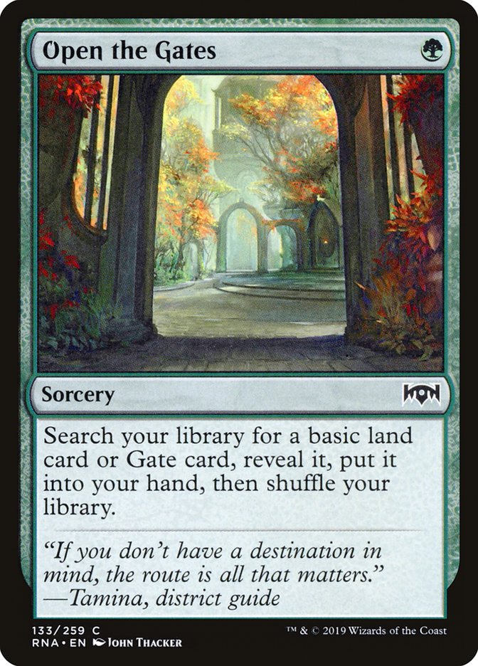 Open the Gates RNA-133 Ravnica Allegiance Magic card