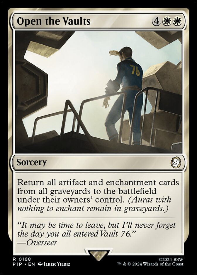 Open the Vaults PIP-168 Fallout Magic card