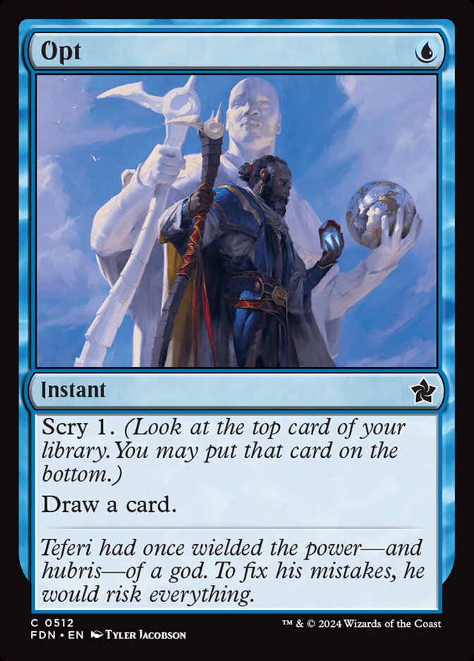 Opt FDN-512 Foundations Magic card