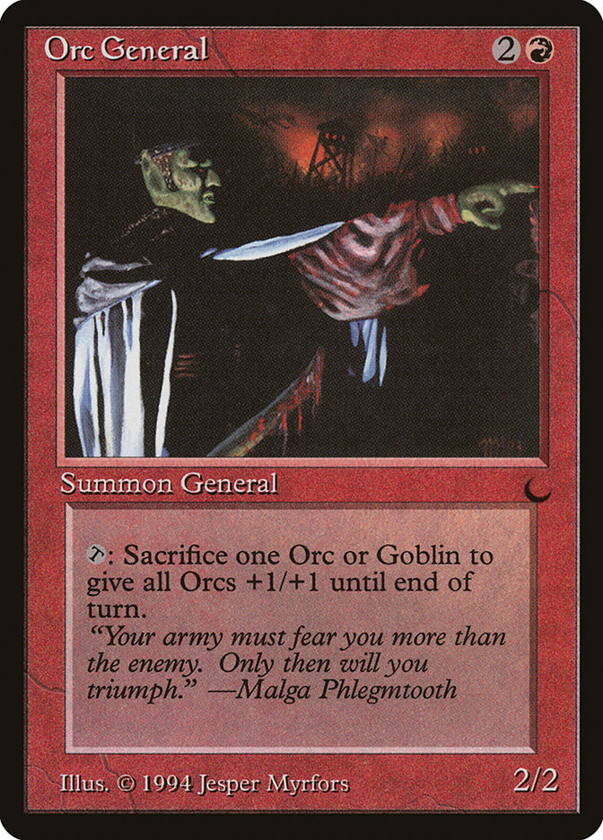 Orc General DRK-73 The Dark Magic card