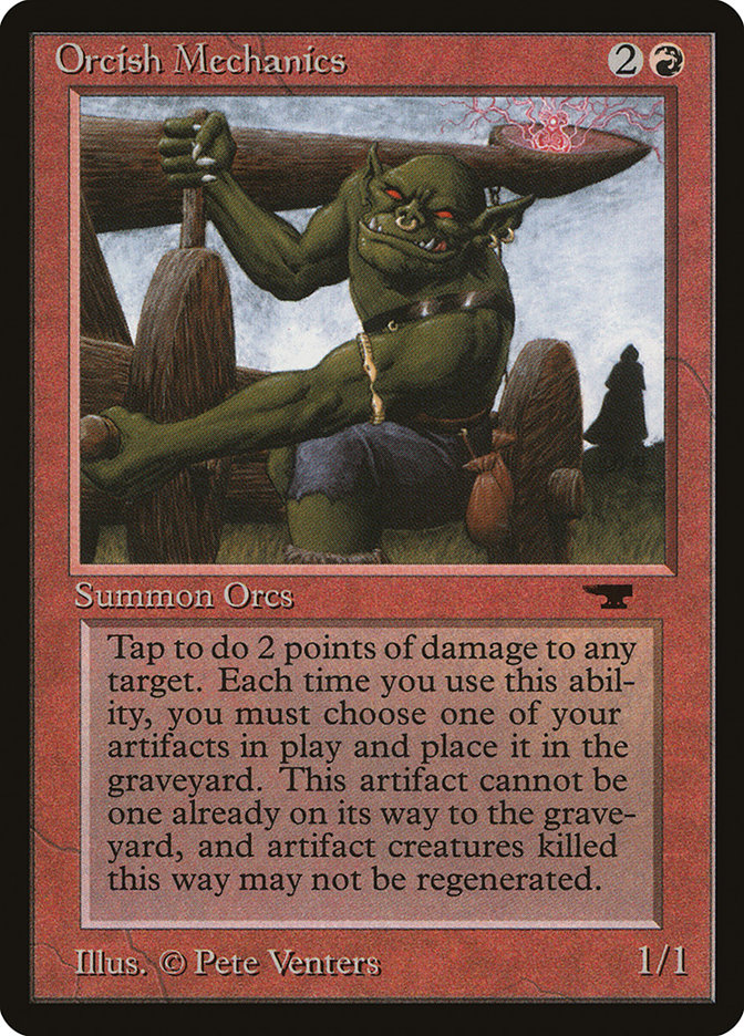 Orcish Mechanics ATQ-27 Antiquities Magic card