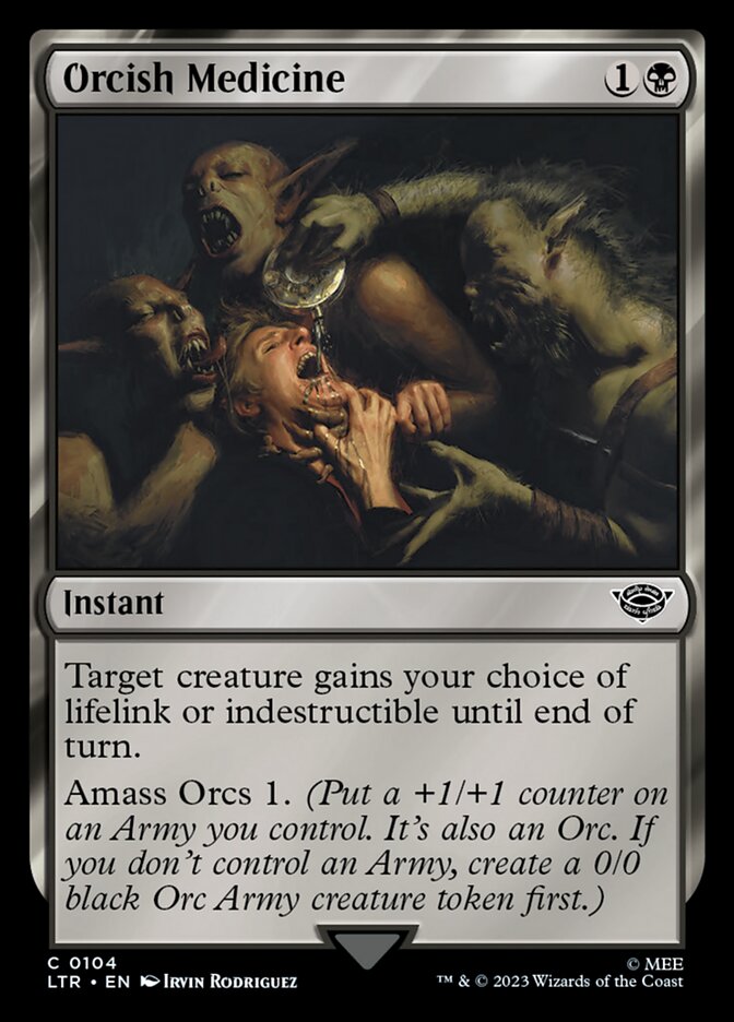 Orcish Medicine LTR-104 The Lord of the Rings: Tales of Middle-earth Magic card
