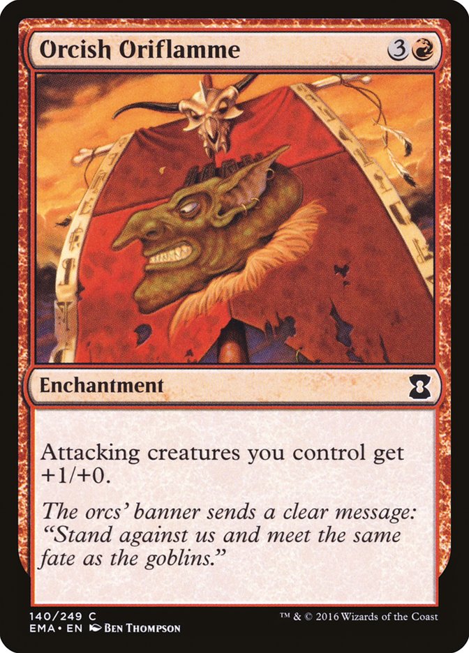 Orcish Oriflamme EMA-140 Eternal Masters Magic card