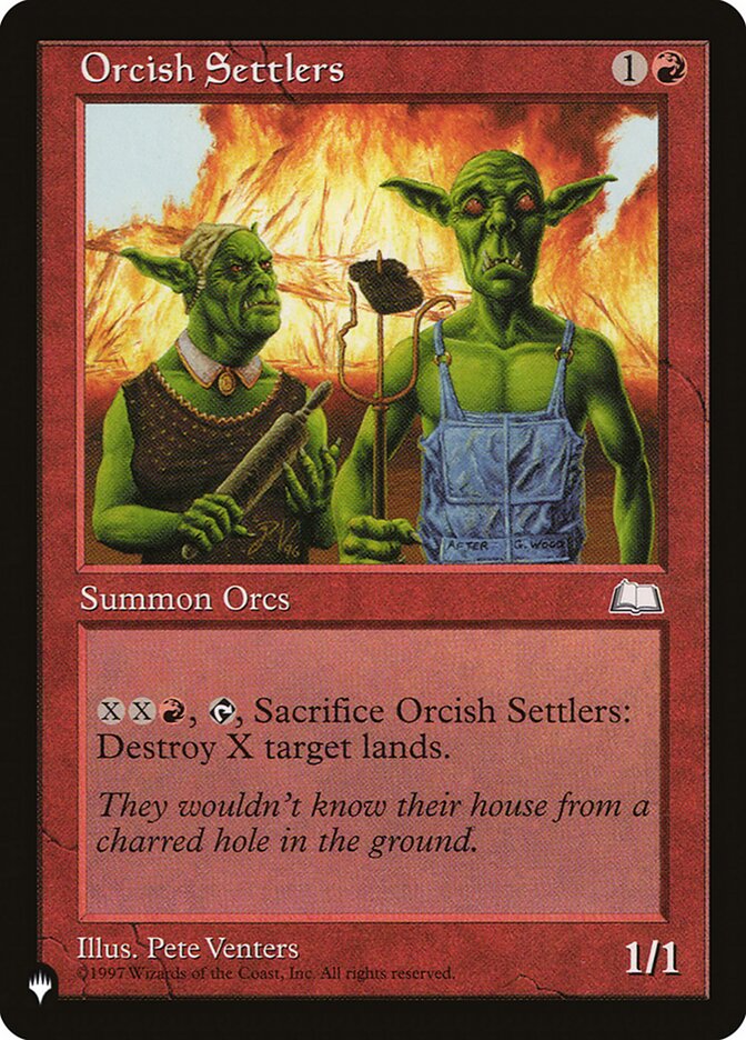 Orcish Settlers PLST-WTH-112 The List Magic card