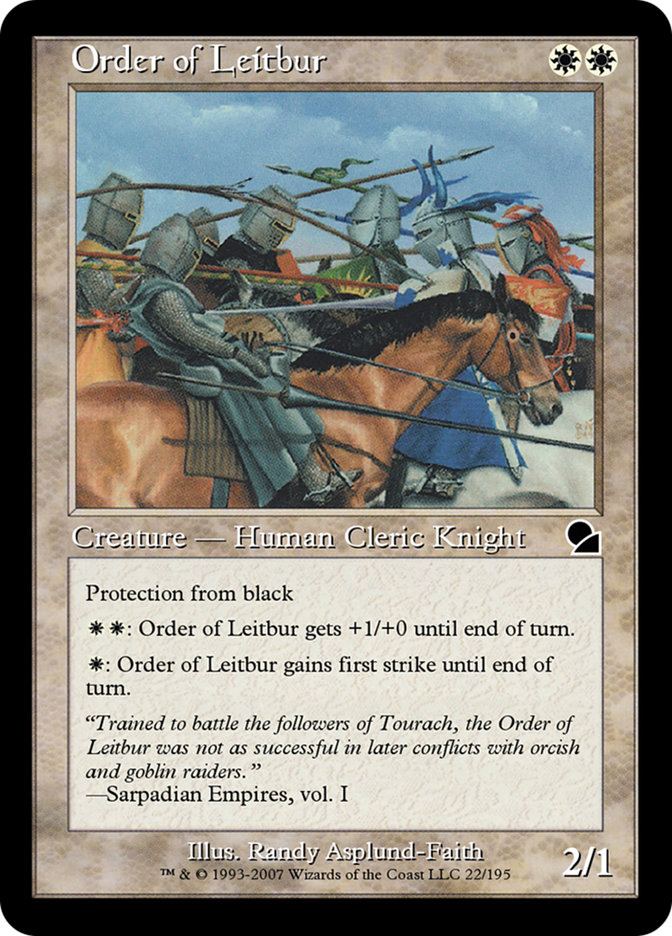 Order of Leitbur ME1-22 Masters Edition Magic card