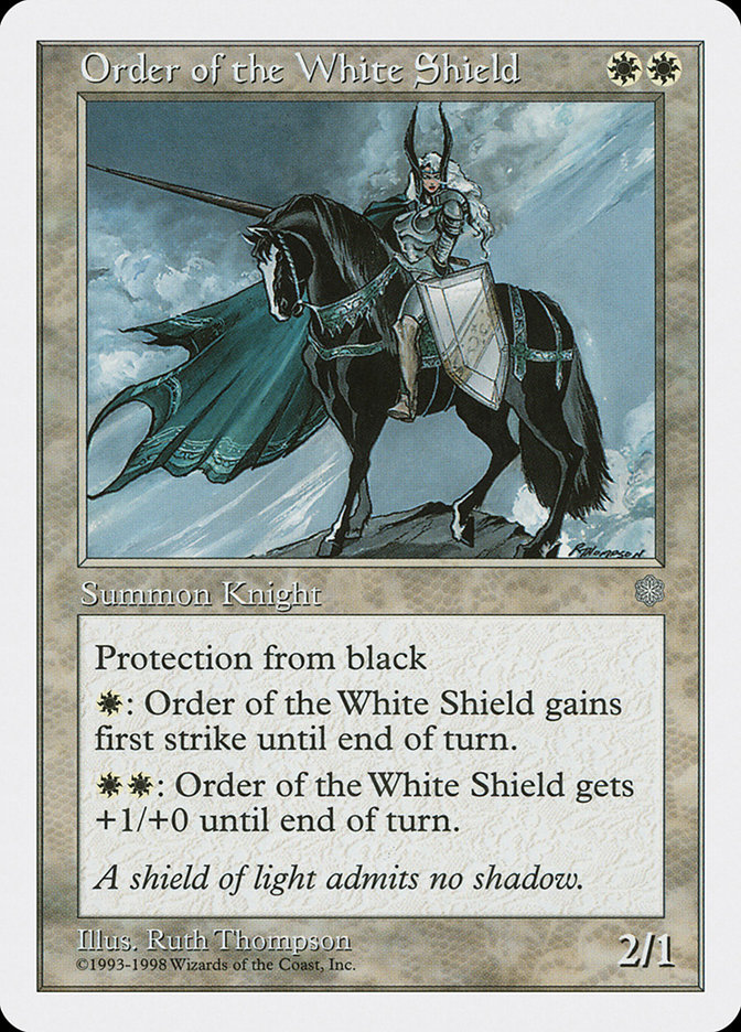 Order of the White Shield ATH-9 Anthologies Magic card