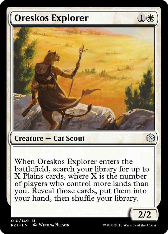 Oreskos Explorer PZ1-10 Legendary Cube Prize Pack Magic card