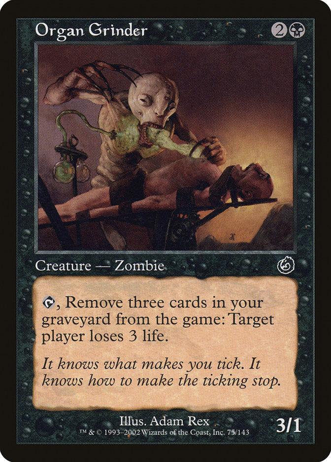 Organ Grinder TOR-75 Torment Magic card