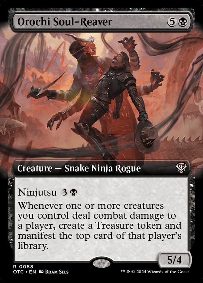 Orochi Soul-Reaver OTC-58 Outlaws of Thunder Junction Commander Magic card