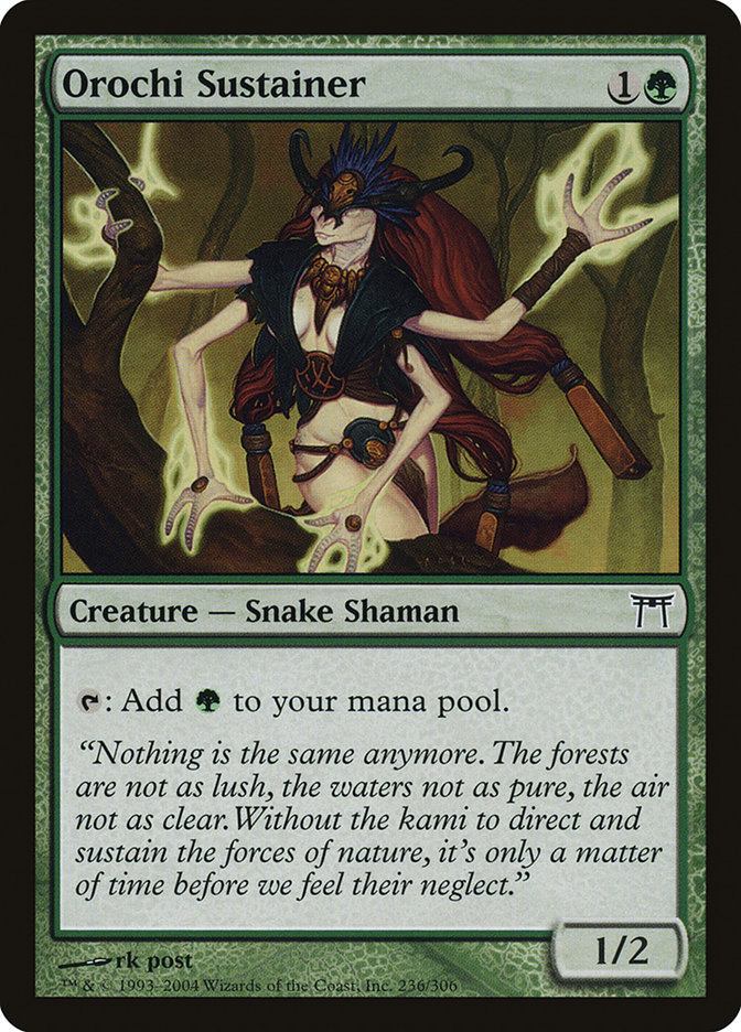 Orochi Sustainer CHK-236 Champions of Kamigawa Magic card