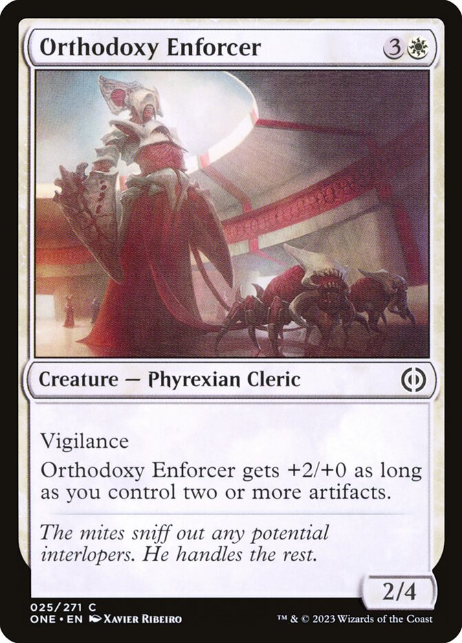 Orthodoxy Enforcer ONE-25 Phyrexia: All Will Be One Magic card