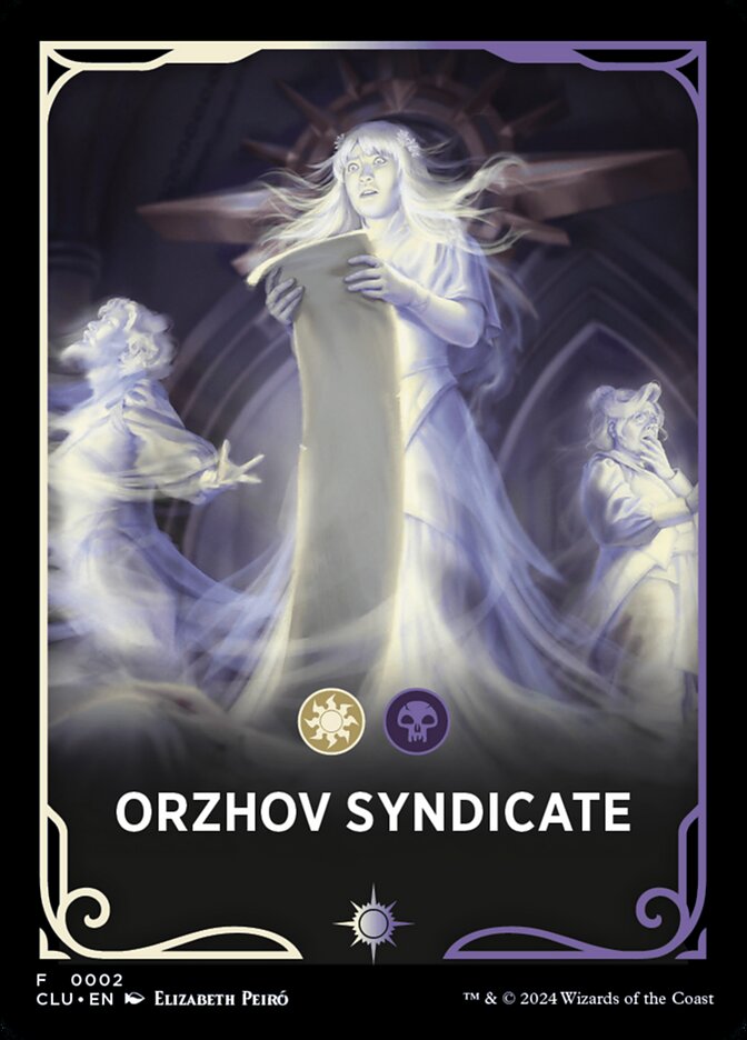 Orzhov Syndicate FCLU-2 Ravnica: Clue Edition Front Cards Magic card