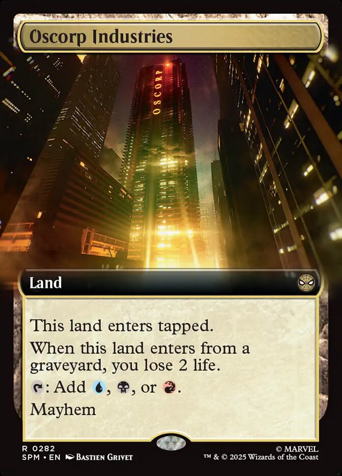 Oscorp Industries SPM-282 Marvel's Spider-Man Magic card