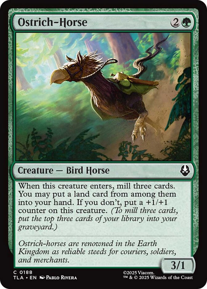 Ostrich-Horse TLA-188 Avatar: The Last Airbender Magic card