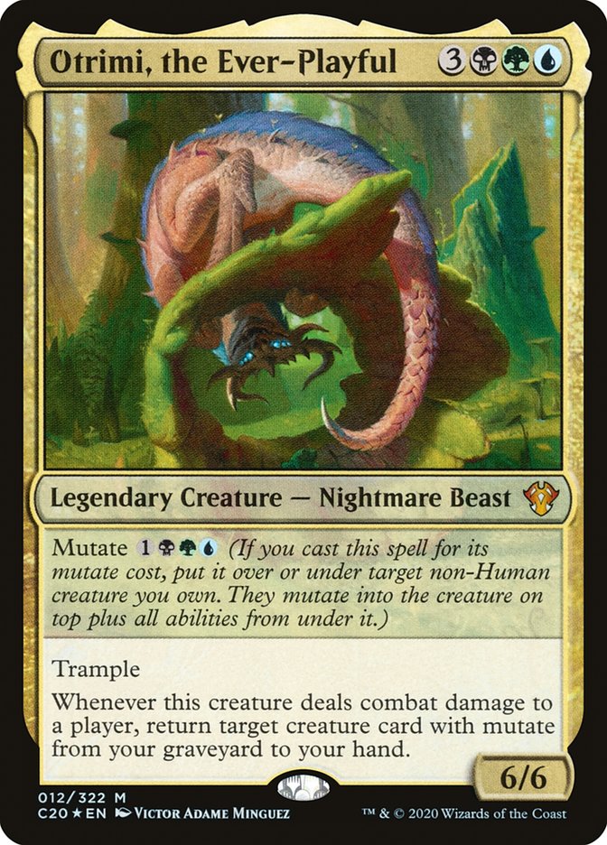 Otrimi, the Ever-Playful C20-12 Commander 2020 Magic card