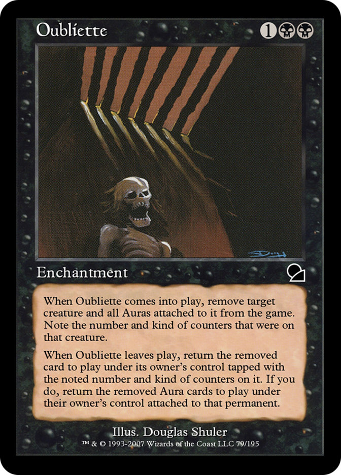 Oubliette ME1-79 Masters Edition Magic card