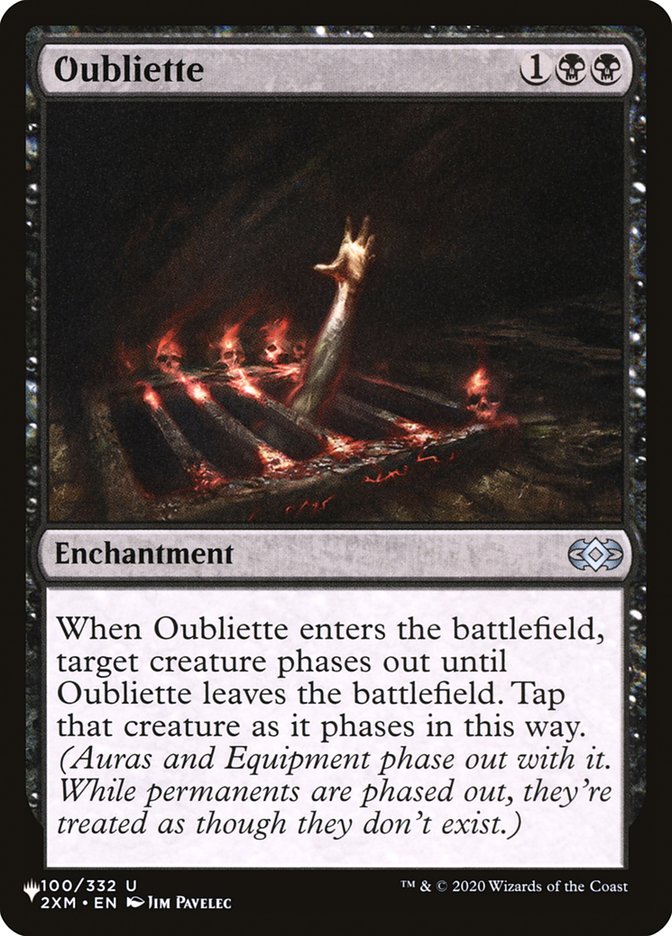 Oubliette PLST-2XM-100 The List Magic card