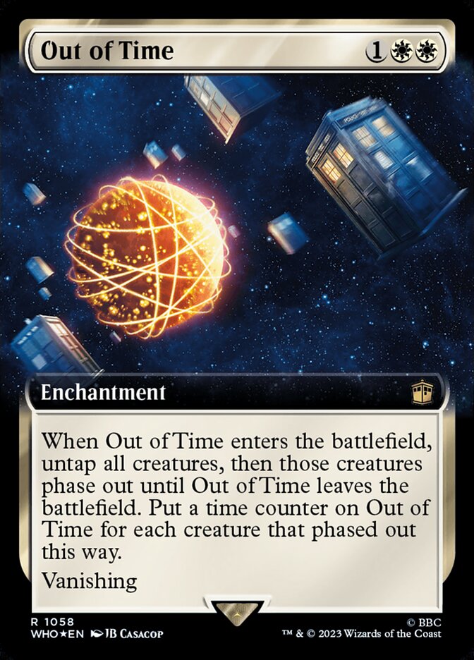 Out of Time WHO-1058 Doctor Who Magic card
