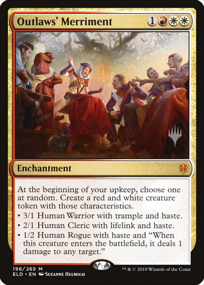 Outlaws' Merriment PELD-198P Throne of Eldraine Promos Magic card