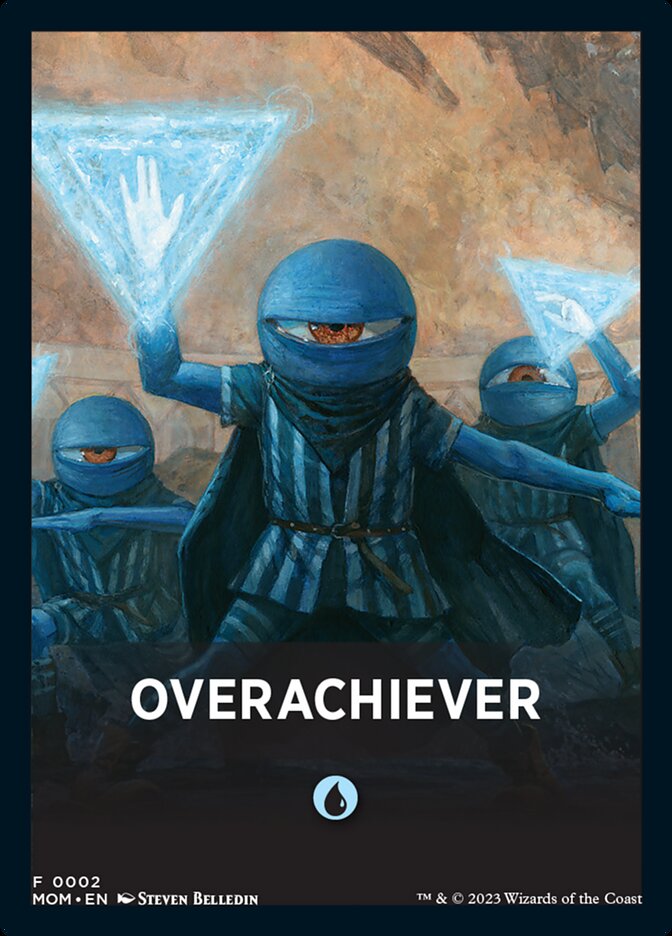 Overachiever FMOM-2 March of the Machine Jumpstart Front Cards Magic card