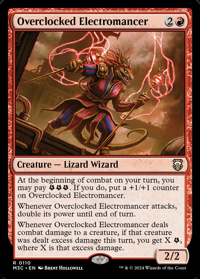 Overclocked Electromancer M3C-110 Modern Horizons 3 Commander Magic card